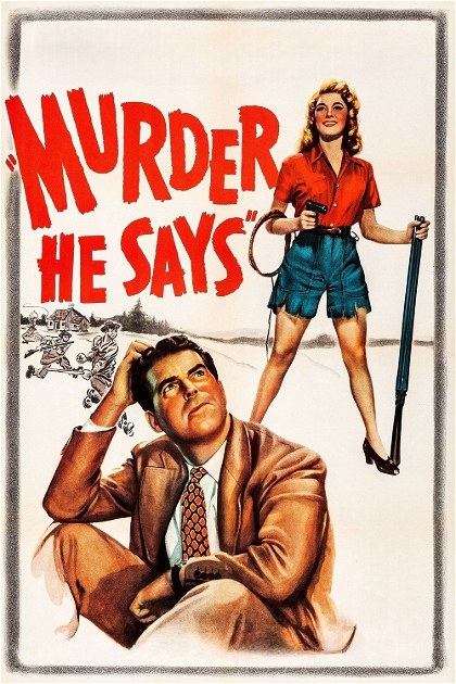 Poster for Murder, He Says