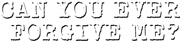 Can You Ever Forgive Me? logo