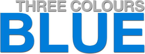 Three Colors: Blue logo