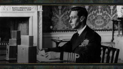 Poster for The King's Speech - Featurette - Speeches from the Real King George VI - Pre-War Speech
