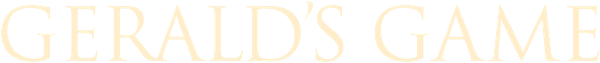 Gerald's Game logo