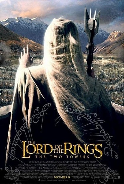 Poster for The Lord of the Rings: The Two Towers