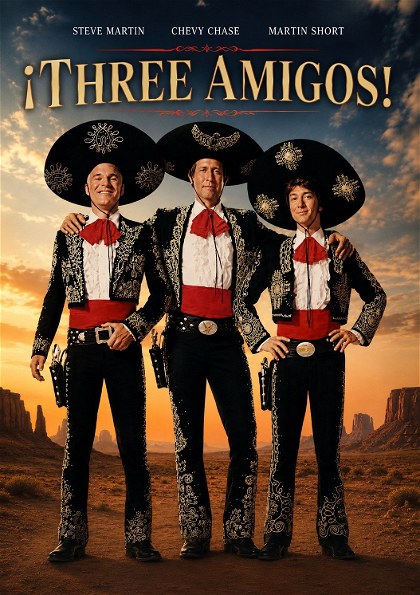Poster for ¡Three Amigos!