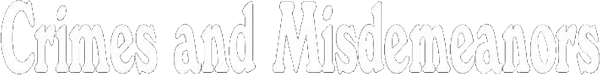 Crimes and Misdemeanors logo