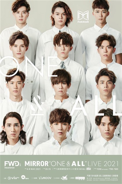 Poster for MIRROR "ONE & ALL" LIVE 2021