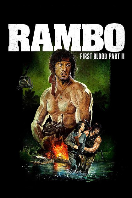 Poster for Rambo: First Blood Part II