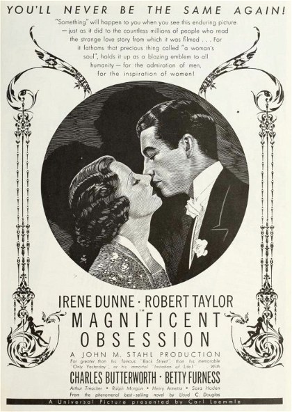 Poster for Magnificent Obsession