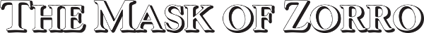 The Mask of Zorro logo