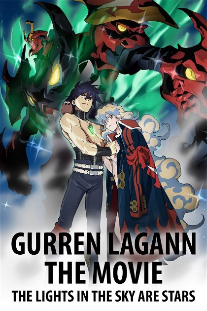 Poster for Gurren Lagann the Movie: The Lights in the Sky Are Stars