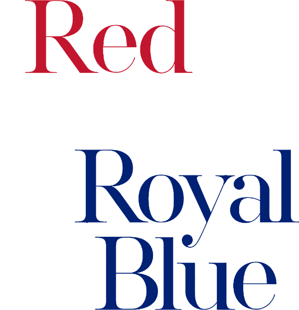 Red, White & Royal Blue logo