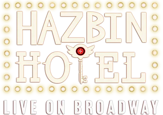 Hazbin Hotel: Live on Broadway logo