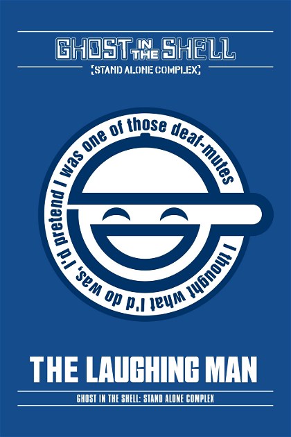 Poster for Ghost in the Shell: Stand Alone Complex - The Laughing Man