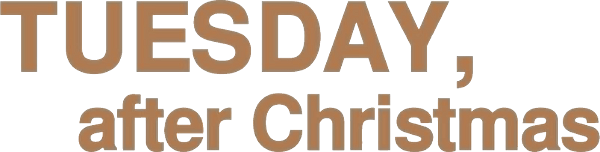 Tuesday, After Christmas logo