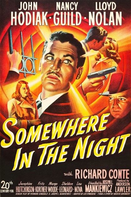 Poster for Somewhere in the Night