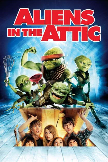 Poster for Aliens in the Attic