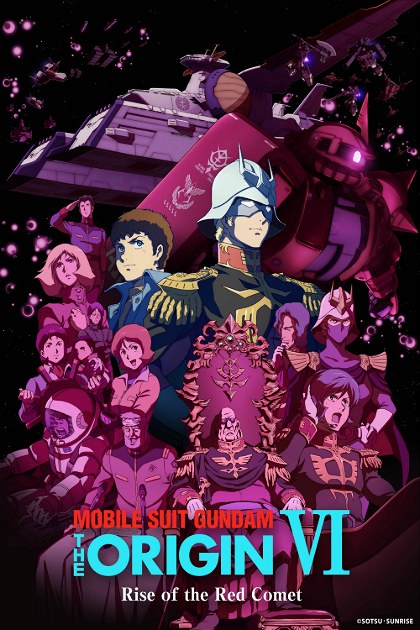 Poster for Mobile Suit Gundam: The Origin VI – Rise of the Red Comet