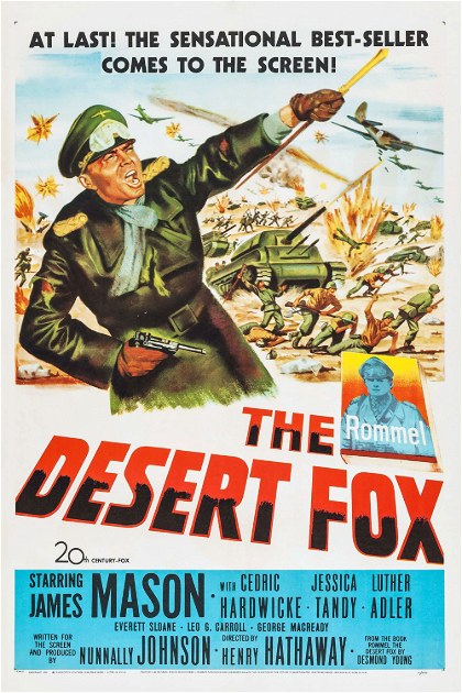 Poster for The Desert Fox: The Story of Rommel