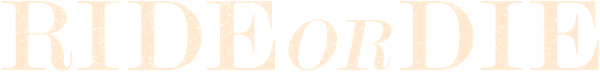 Ride or Die logo