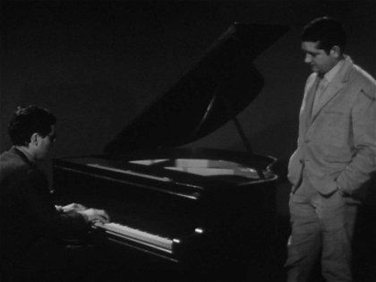 Poster for The Umbrellas of Cherbourg - Interview - Jacques Demy and Michel Legrand - Cinepanorama